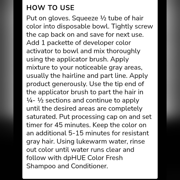 DPHUE Root Touch Up Kit Medium Blonde NEW - Picture 3 of 3